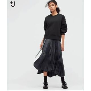 ジルサンダー(Jil Sander)のUNIQLO ＋J ユニクロ　プラスジェイ  プリーツラップロングスカート(ロングスカート)