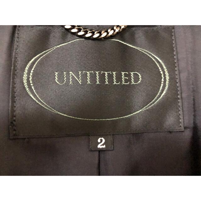 UNTITLED(アンタイトル)のノーカラーコート レディースのジャケット/アウター(ロングコート)の商品写真