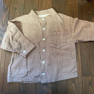 ムジルシリョウヒン(MUJI (無印良品))の無印　シャツ　サイズ90(Tシャツ/カットソー)