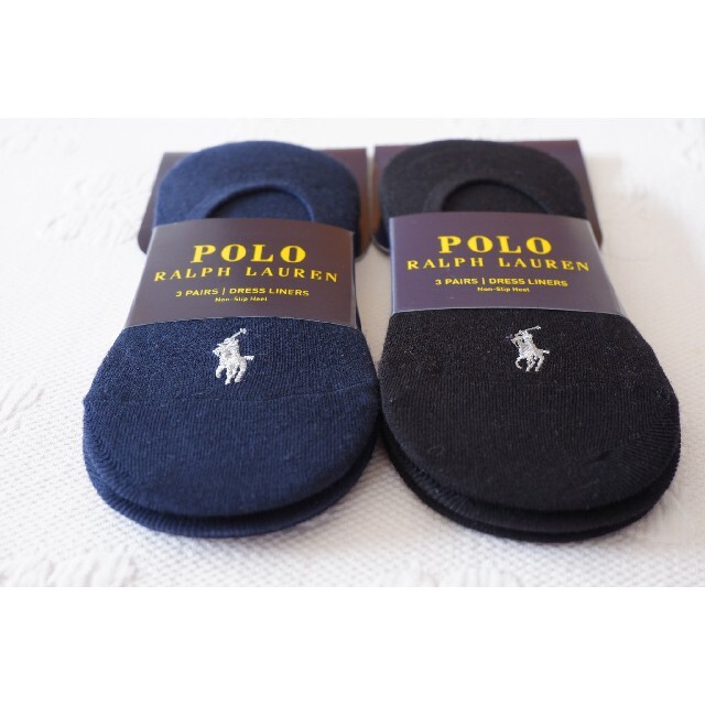 POLO RALPH LAUREN(ポロラルフローレン)のPOLO ラルフローレンのレディースのフットカバー3足✕2セット計6足【新品】 レディースのレッグウェア(ソックス)の商品写真