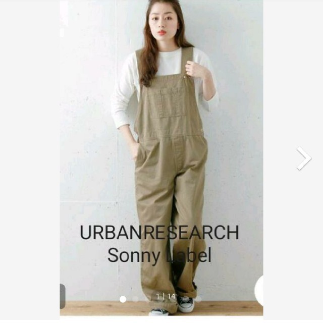 URBAN RESEARCH(アーバンリサーチ)のURBANRESEARCH Sonny Label ワークサロペット レディースのパンツ(サロペット/オーバーオール)の商品写真