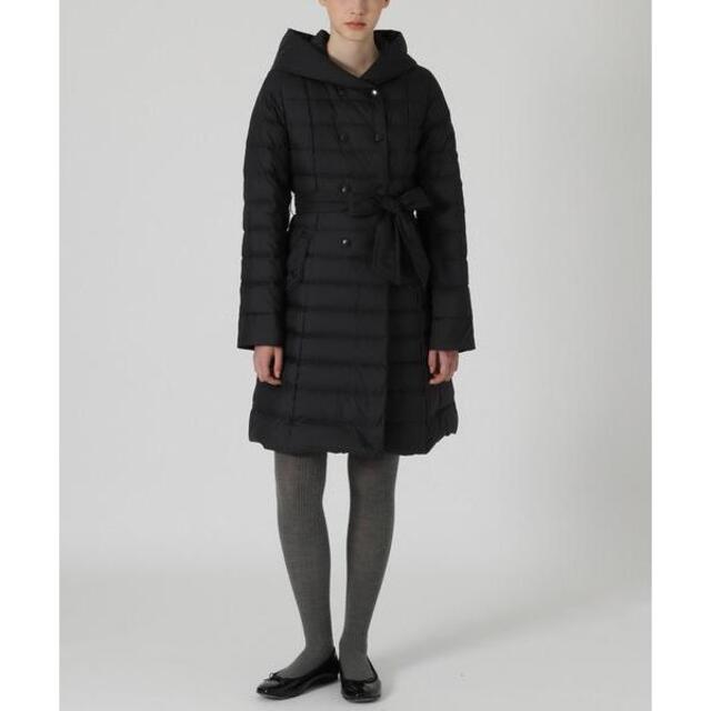 BURBERRY BLUE LABEL(バーバリーブルーレーベル)の極美品♡ブルーレーベルクレストブリッジ　ロングダウンコート　赤チェック　38 M レディースのジャケット/アウター(ダウンコート)の商品写真