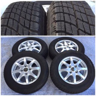 ブリヂストン(BRIDGESTONE)のLAPORTA13×4.0J+45 4H★ブリヂストン145/80R13 4本(タイヤ・ホイールセット)