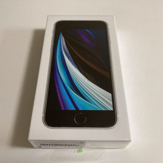 アイフォーン(iPhone)のSIMフリー iPhone SE2 128GB White 新品未開封 1年保証(スマートフォン本体)
