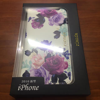 リエンダ(rienda)の新品未使用 rienda 手帳ケース iPhone7 ローズブライト リエンダ(iPhoneケース)