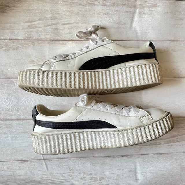 【箱付き】FENTY×PUMA black×white 24.5cm