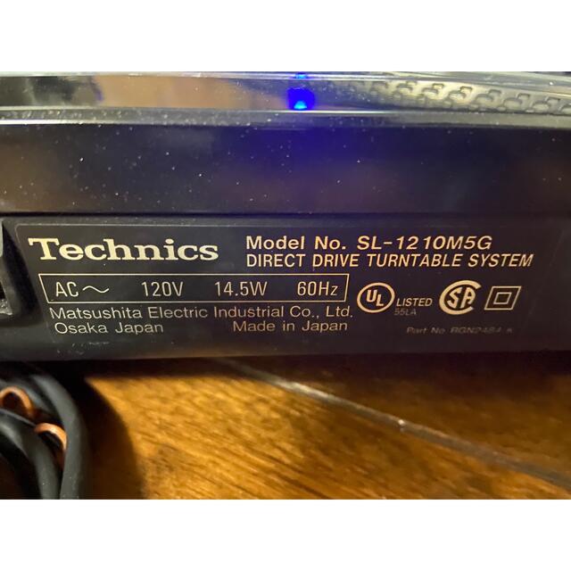 Technics SL-1210M5G ターンテーブル Ac100v~120v　 楽器のDJ機器(ターンテーブル)の商品写真