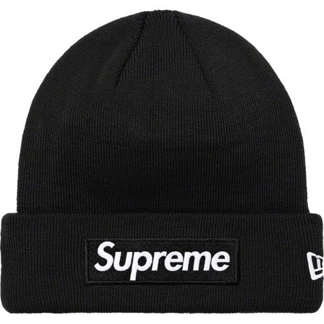 Supreme/New Era Box Logo Beanie【ブラック】