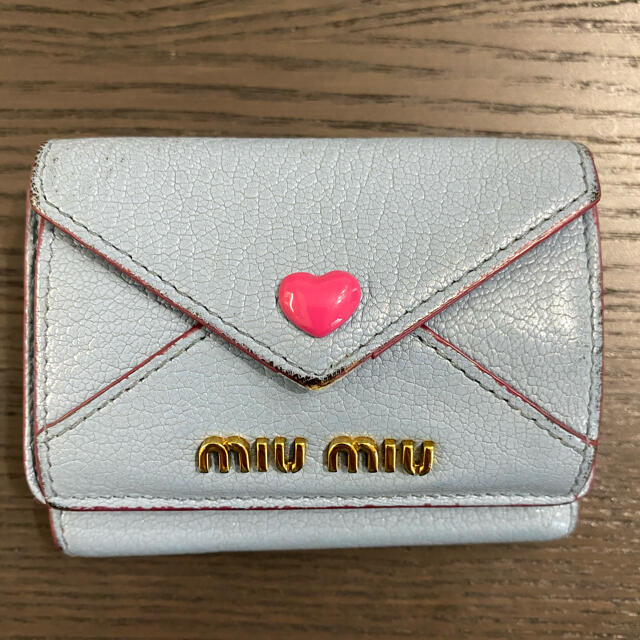 ミュウミュウ　ラブレター　ミニ財布　miumiu