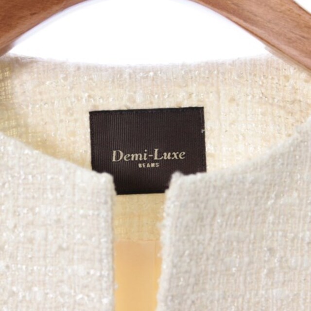 Demi-Luxe BEAMS ノーカラージャケット レディース