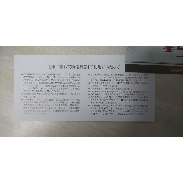 ヤマダ電機 株主優待券 2枚 送料無料 有効期限2022年6月30日まで チケットの優待券/割引券(ショッピング)の商品写真