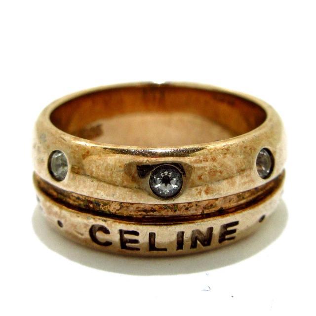 celine(セリーヌ)のセリーヌ リング - ピンクゴールド×クリア レディースのアクセサリー(リング(指輪))の商品写真