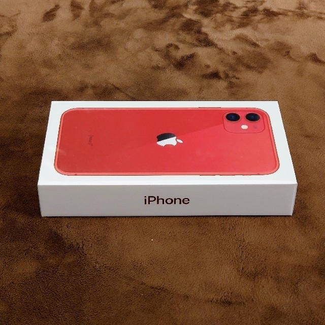 iPhone(アイフォーン)のiPhone 11 64GB RED レッド 赤【新品完全未開封】 スマホ/家電/カメラのスマートフォン/携帯電話(スマートフォン本体)の商品写真