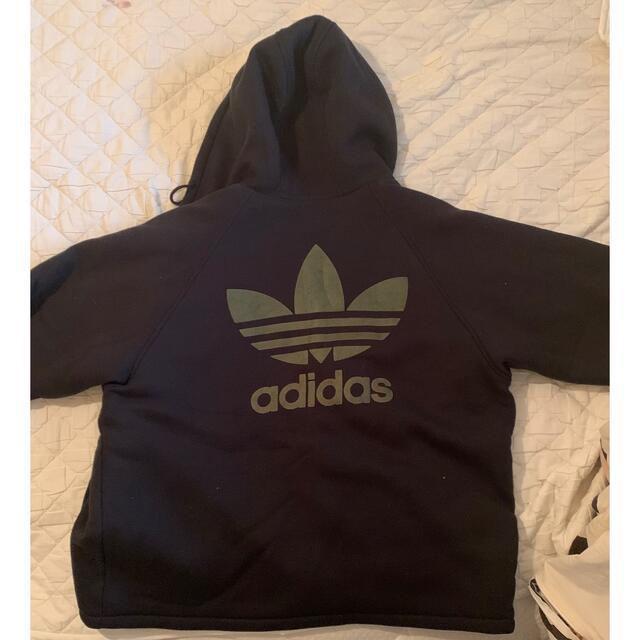 adidas(アディダス)のadidas パーカー　140cm キッズ/ベビー/マタニティのキッズ服女の子用(90cm~)(ジャケット/上着)の商品写真