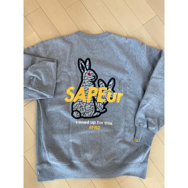 Supreme - SAPEur FR2 サプール コラボ クルーネック スウェット XLの