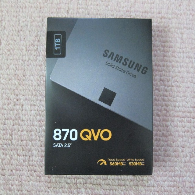 新品未開封 Samsung SSD 870 QVO 1TB 送料無料PC/タブレット