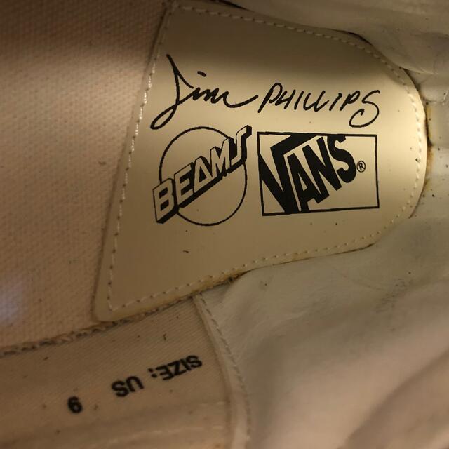 VANS - VANS (バンズ) BEAMS別注 ×JIM PHILLIPS SK8-HI の通販 VANS - VANS (バンズ) BEAMS別注 ×JIM PHILLIPS SK8-HI の通販