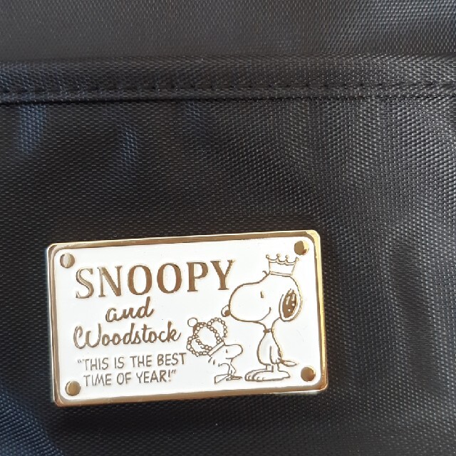 PEANUTS(ピーナッツ)のSNOOPYナイロンスクールバッグ　ブラック レディースのバッグ(リュック/バックパック)の商品写真