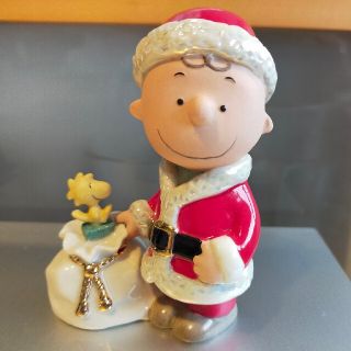 ピーナッツ(PEANUTS)のTiara様専用Lenox チャーリーブラウン ウッドストック 陶器 フィギュア(置物)