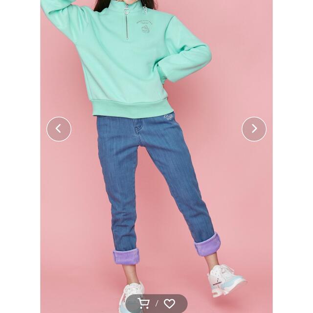 JENNI love ジェニー あったか折り返しスニキーデニムパンツ