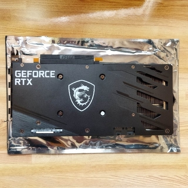 MSI RTX 3060 Ti GAMING X 8G LHR 中古 スマホ/家電/カメラのPC/タブレット(PCパーツ)の商品写真