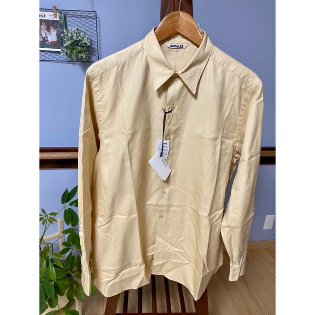 1LDK SELECT(ワンエルディーケーセレクト)のオーラリー紙タグ付き★メンズシャツFINX SHUTTLE OX SHIRTS メンズのトップス(シャツ)の商品写真