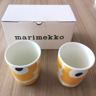 マリメッコ(marimekko)のマリメッコ ウニッコ トールカップセット 新品(グラス/カップ)