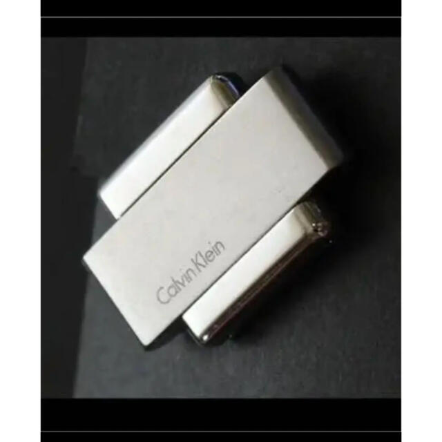 Calvin Klein(カルバンクライン)の7733.CKカルバンクライン◆カフス◆シルバー◆カフリンクス◆新品 メンズのファッション小物(カフリンクス)の商品写真