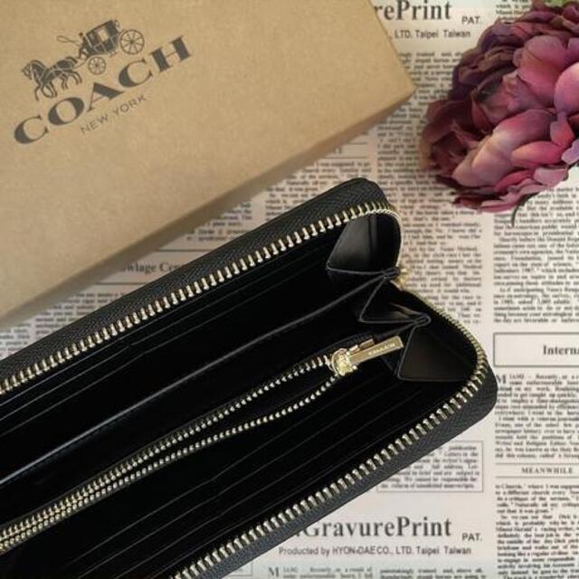 COACH - コーチ COACH 財布 長財布 無地 ブラック の通販 by Luna SHOP