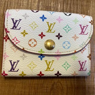 ルイヴィトン(LOUIS VUITTON)のLouis Vuitton カードケース　名刺入れ　定期入れ、マルチカラー(名刺入れ/定期入れ)