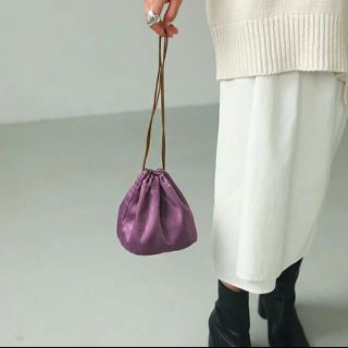 【新品】人気完売 TODAYFUL Satin Mini Purse 巾着バッグ