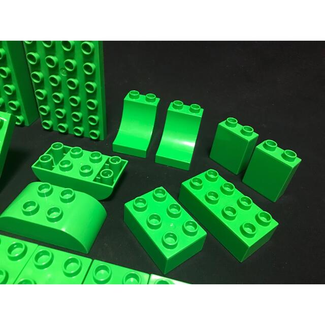 Lego(レゴ)のデュプロ 緑 グリーン 基礎 ロング 花 反り カーブ 拡張用ブロックセット エンタメ/ホビーのおもちゃ/ぬいぐるみ(その他)の商品写真
