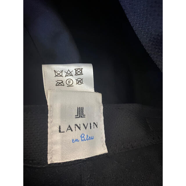 LANVIN en Bleu(ランバンオンブルー)の【 dada様専用】LANVIN on blueキャスケット ブラック レディースの帽子(キャスケット)の商品写真