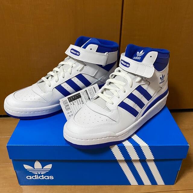 新品 adidas アディダス／フォーラム ミッド 28cm 青白 FY4976