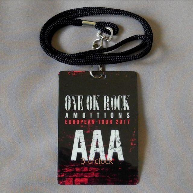 ONE OK ROCK ワンオクロック シドニー公演 AAAパス ギターピック-