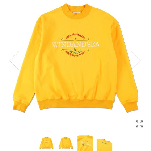 wind and sea (BE YOUTH TOWN) CREW NECK