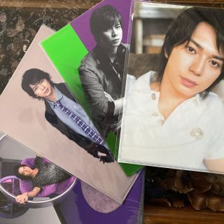アラシ(嵐)の松本潤　クリアファイル　4枚組(アイドルグッズ)