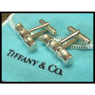 ティファニー(Tiffany & Co.)のゆう様専用　美品 ティファニー シルバー 925 竹 バンブー カフス(カフリンクス)