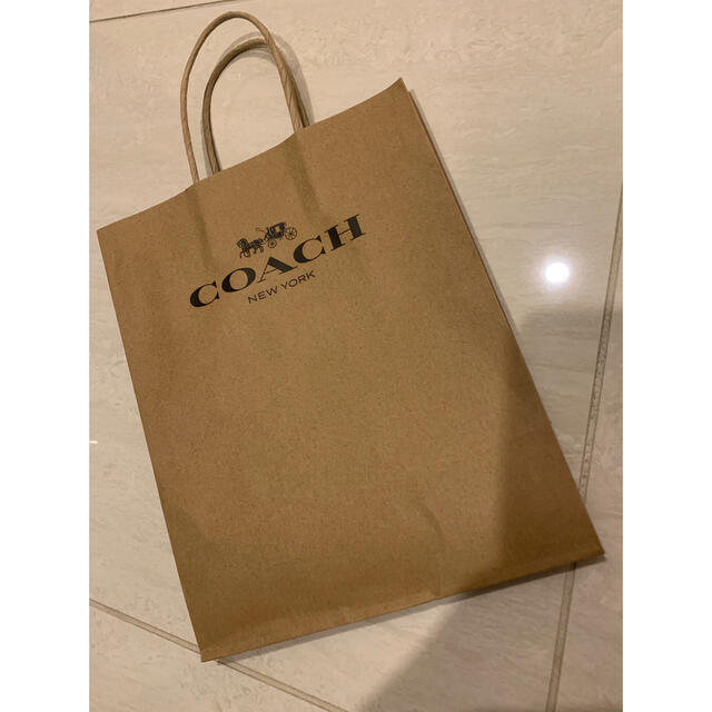 COACH(コーチ)のコーチ　coach ショッパー　袋　美品 レディースのバッグ(ショップ袋)の商品写真