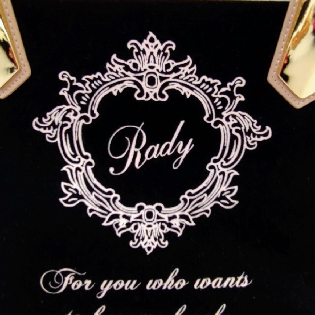 Rady(レディー)のRady ホテルシリーズ　トートバック　ホテシリ　レディー　トップス　ワンピース レディースのバッグ(トートバッグ)の商品写真