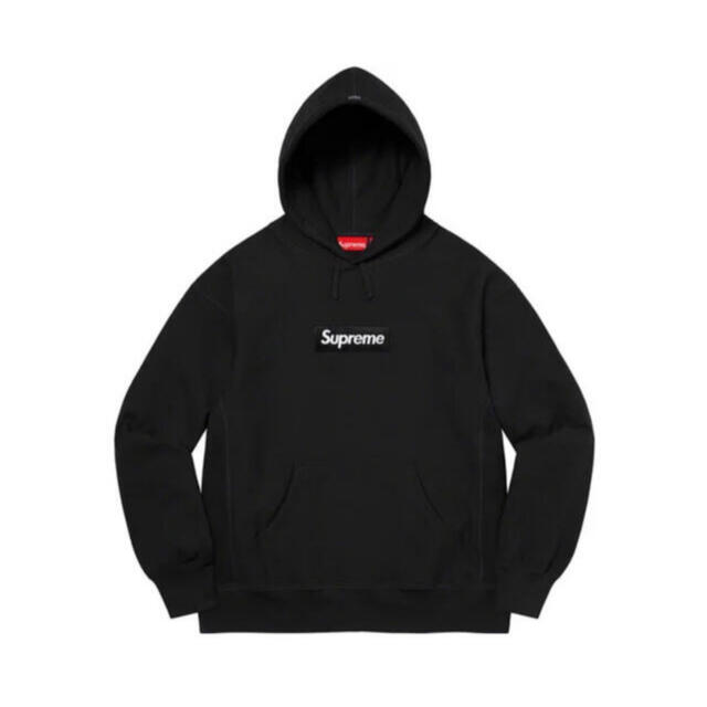 L 24時間以内発送 box logo hooded sweatshirt