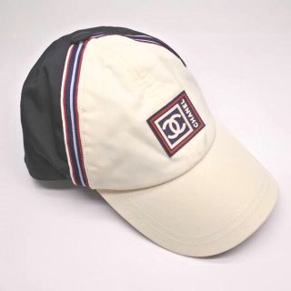 CHANEL - シャネル CHANEL シャネルスポーツ キャップ 帽子 ネイビー