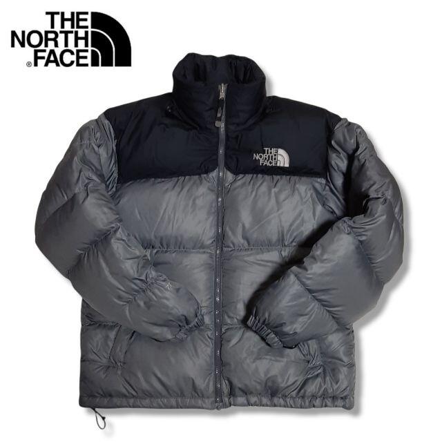 THE NORTH FACE ヌプシダウン メンズS グレー有り注