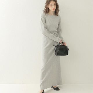 ジャーナルスタンダード(JOURNAL STANDARD)のBASERANGE PRESHAW LONGSLEEVE KAFTAN(ロングワンピース/マキシワンピース)