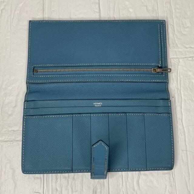 新品大特価 Hermes 長財布 ベアンスフレ ブルージーンの通販 by poi's