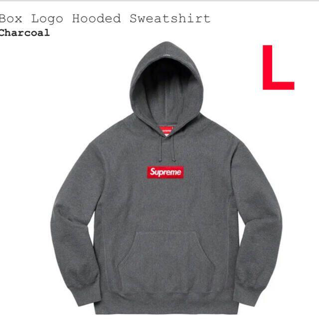 1着でも送料無料】 Logo Box supreme - Supreme Hooded Lサイズ