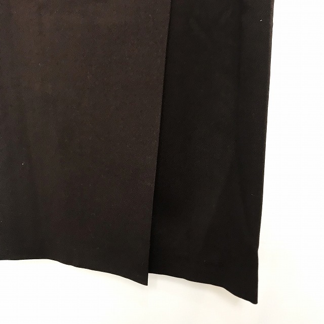 DEUXIEME CLASSE(ドゥーズィエムクラス)のドゥーズィエムクラス ウール タイトスカート ストレッチ ひざ丈 茶 36 レディースのスカート(ひざ丈スカート)の商品写真