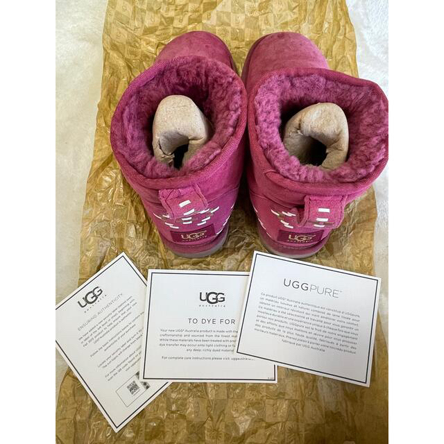 UGG(アグ)のUGG ショートブーツ ピンク レディースの靴/シューズ(ブーツ)の商品写真