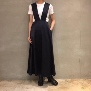 トゥモローランド(TOMORROWLAND)の【ATON】CHINTZ WOOL PINAFORE DRESS(ロングワンピース/マキシワンピース)