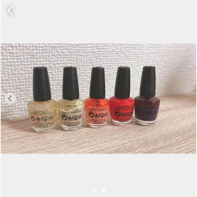 OPI(オーピーアイ)のopi ネイル　ミニサイズ　5本　森三様専用 コスメ/美容のネイル(マニキュア)の商品写真